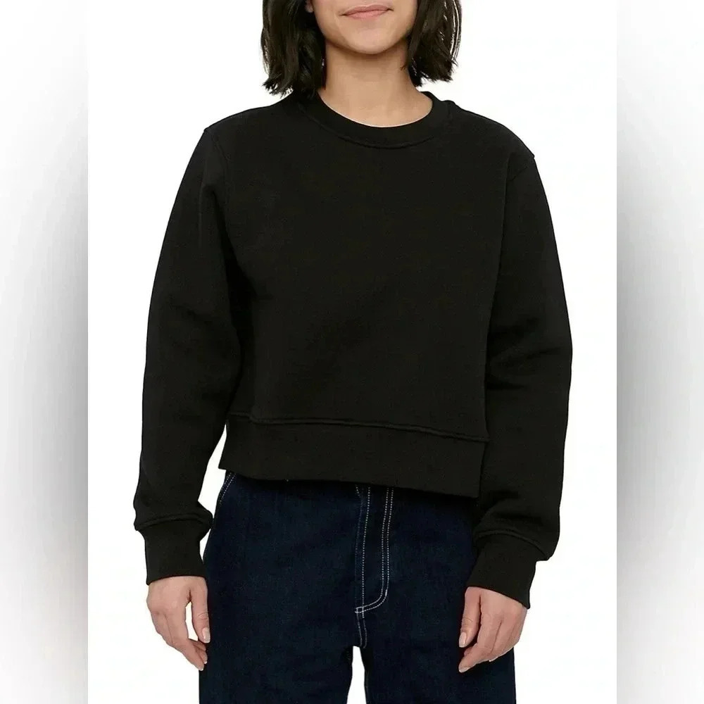 Organic Basics Heavyweight Sweater in Black NWT